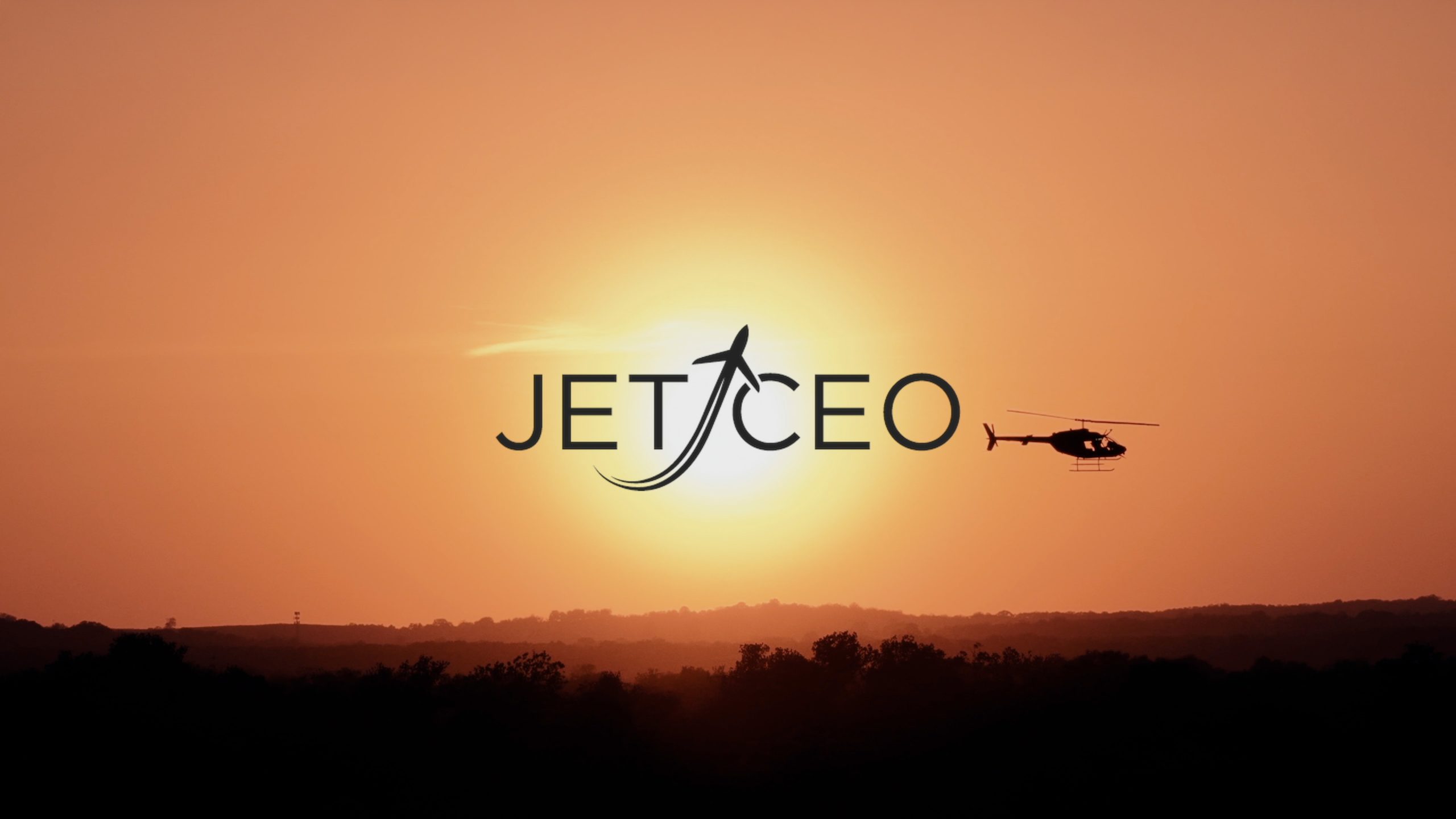 heli sunset